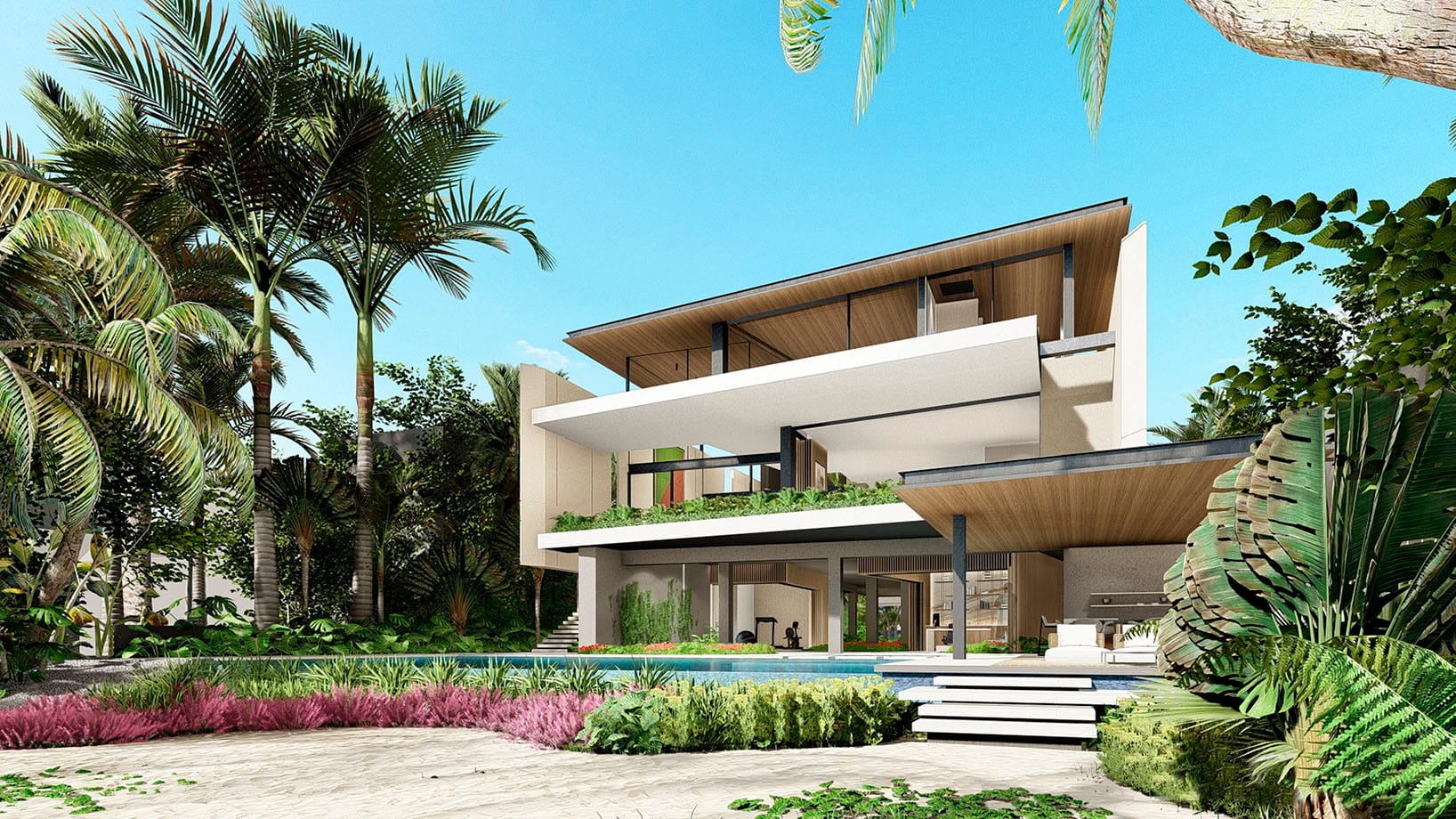 US_MIA_OceanBlvd_3a_037_A_9300_RearElevation_02 - CFZ Design Architecture