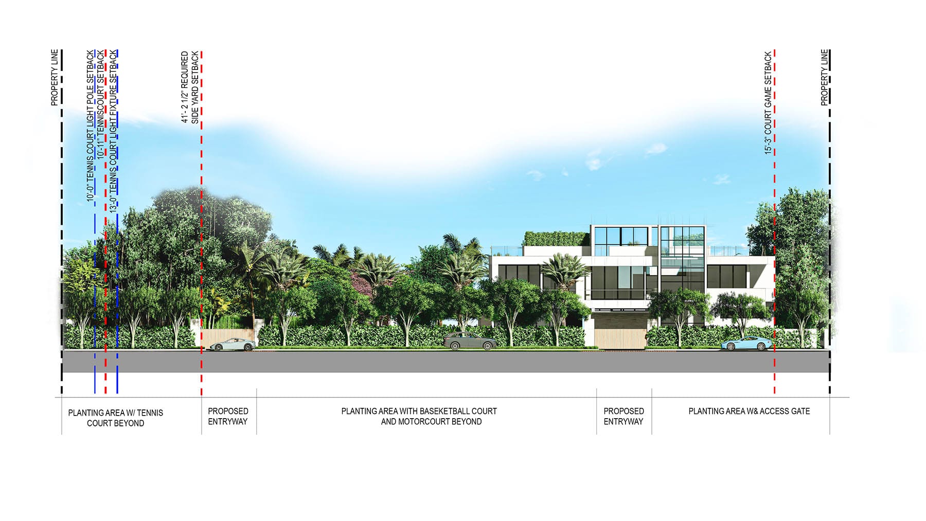 FRONT ELEVATION- SETBACKS _FINAL - CFZ Design Architecture